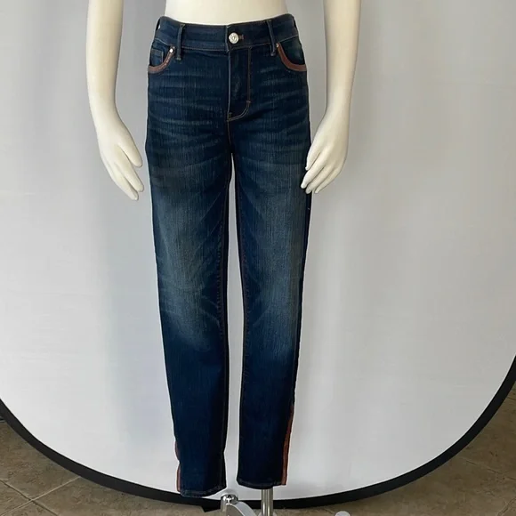 NWT WHBM Mid Rise Skinny Ankle Jeans 2R - Picture 9 of 16